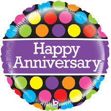 Happy anniversary balloon