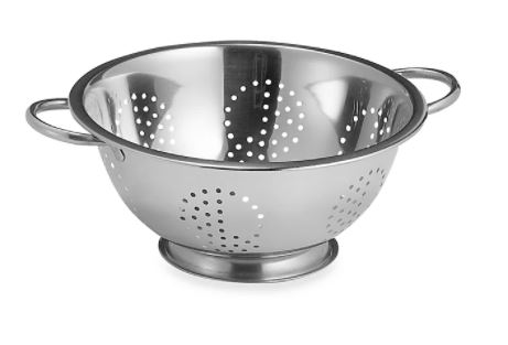 Metal colander