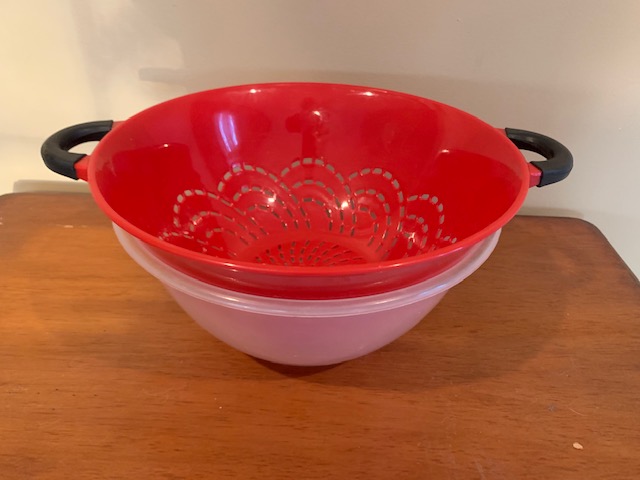colander in bowl