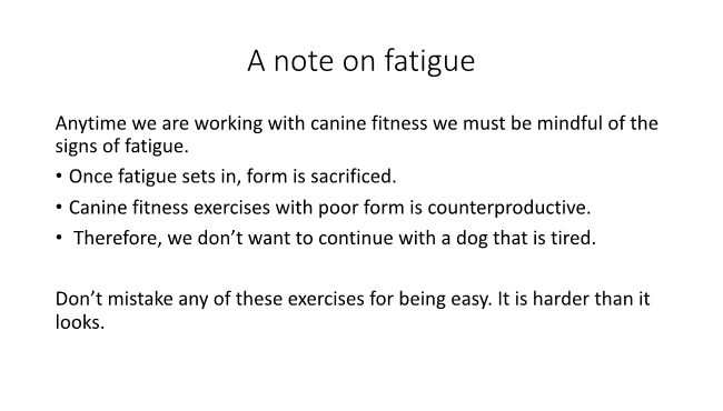 CC230 A Note on Fatique Sample Lecture